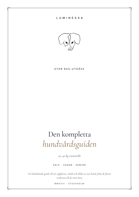 Komplett Hundguide - Stor Ras omslag