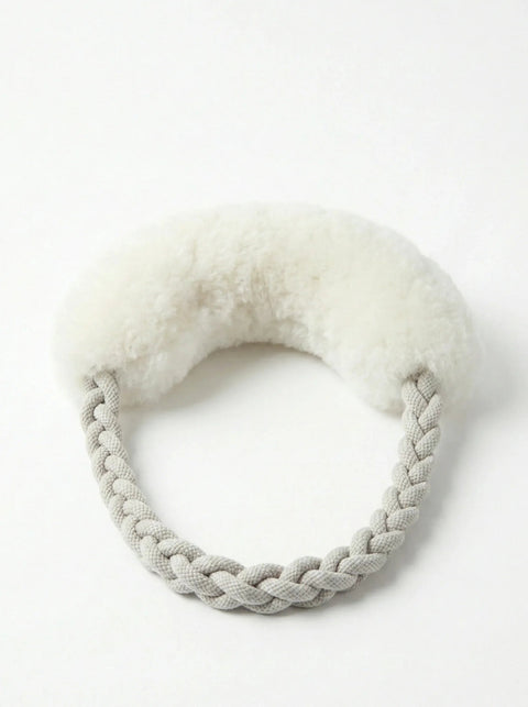 Wool Loop Tug Toy - White-0