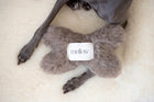 Natural Woolen Dog Toy - Bone - Beige-0