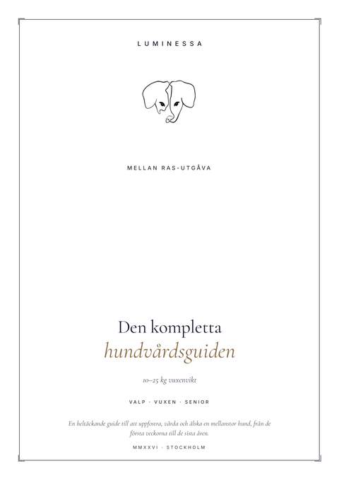 Komplett Hundguide - Medelstor Ras omslag