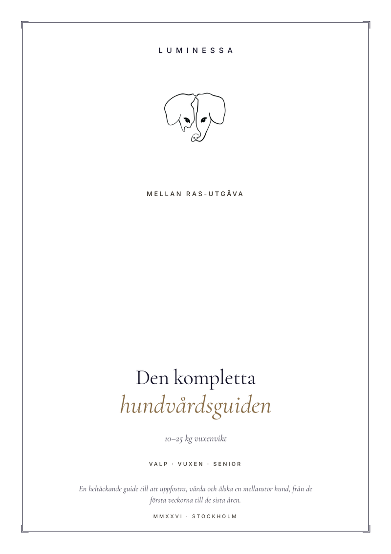 Komplett Hundguide - Medelstor Ras omslag