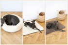 Luksus hundesovepakke – Saueskinnsmatte & rund seng